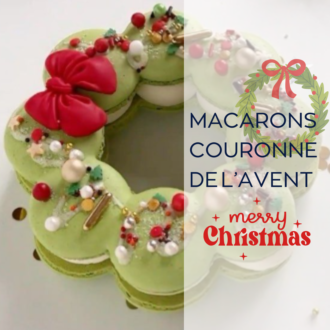 ATELIER BINÔME : MACARONS COURONNE DE L’AVENT le 29.11