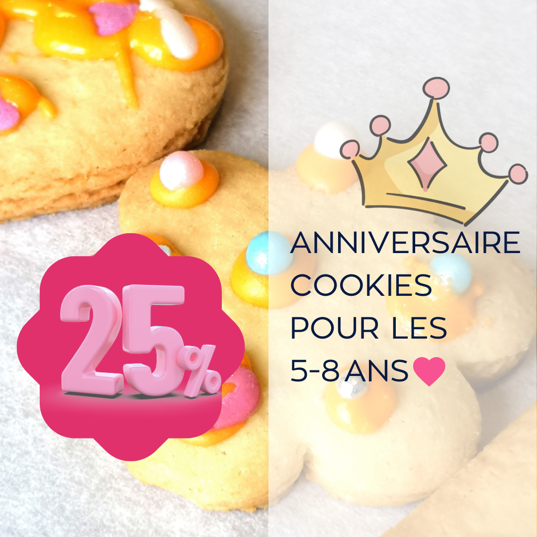 ANNIVERSAIRE COOKIES 5-8 ANS le sam 21.02