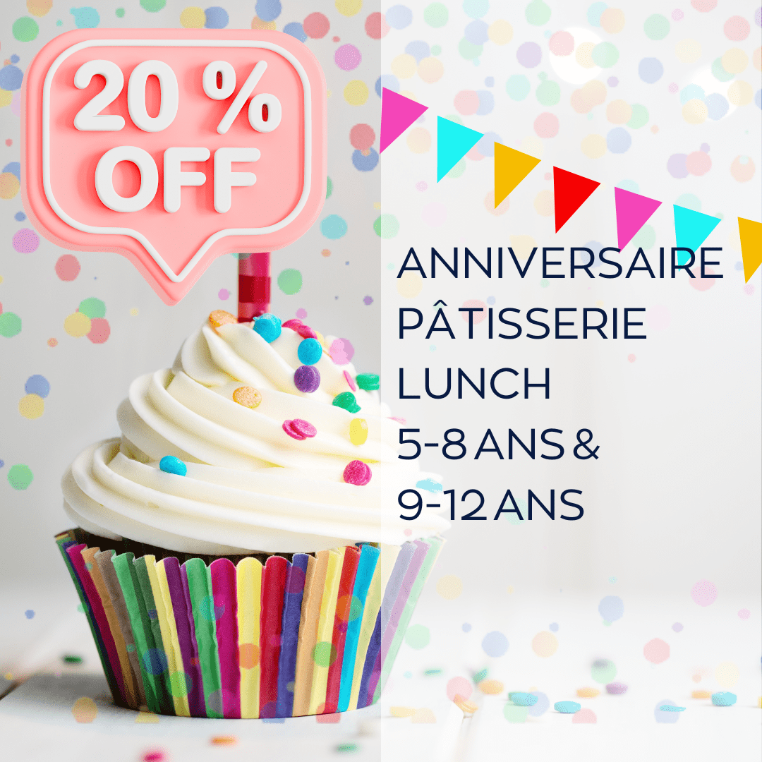 ANNIVERSAIRE PÂTISSERIE LUNCH le 16.05