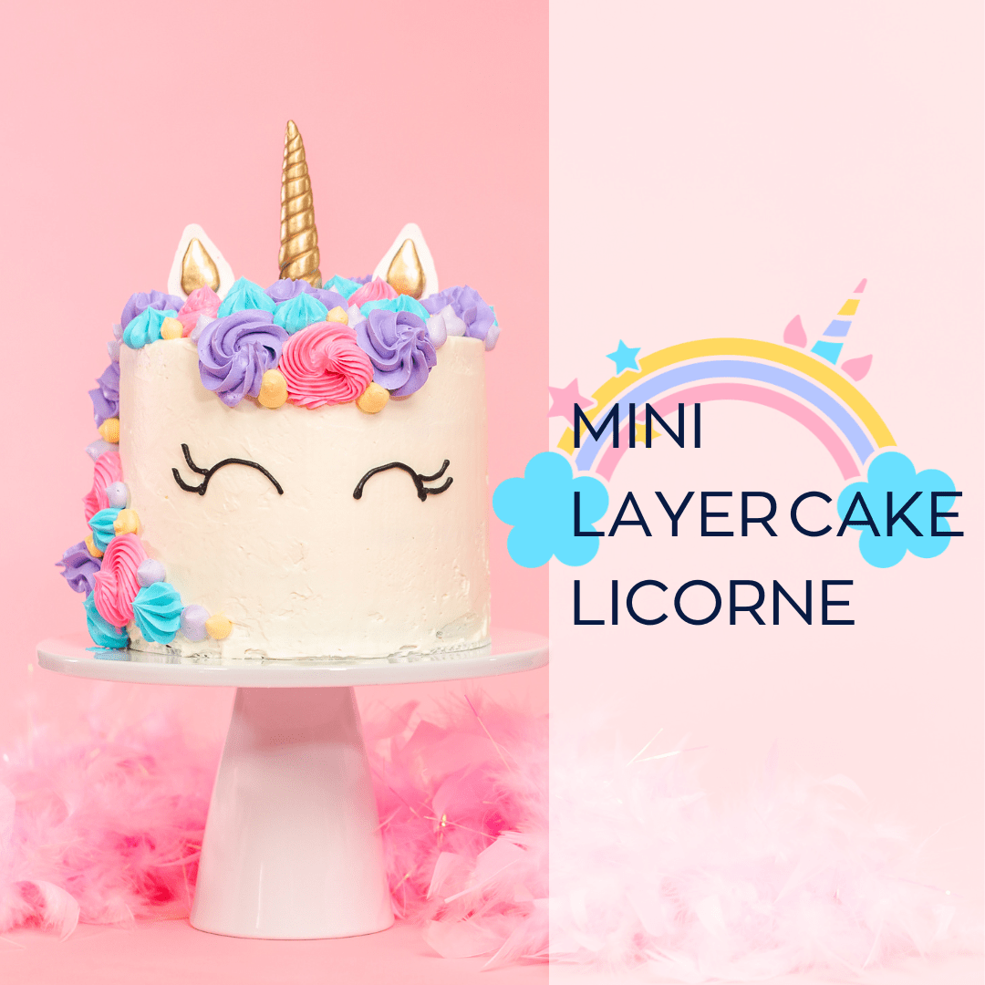 ATELIER BINÔME : MINI LAYER CAKE LICORNE le 26.09